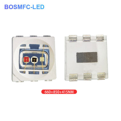 1.5W 5050 SMD एलईडी चिप 660nm+850nm+415nm एलईडी मेडिकल कॉस्मेटोलॉजी के लिए दर्द को कम करें