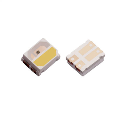 स्थिर 0.2W 2835 SMD एलईडी दोहरी रंग लाल और गर्म सफेद CCT2700-3200K एंटी स्टेटिक ब्राइट एलईडी चिप
