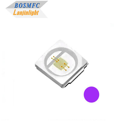 385nm 395nm पराबैंगनी एलईडी चिप, इनसेट ट्रैप एसएमडी एलईडी 3030 1W