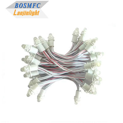 गर्म बिक्री Dc12v 9mm Ws2811 Ip68 जलरोधक पता करने योग्य एलईडी स्मार्ट पिक्सेल नोड एलईडी मॉड्यूल एलईडी लाइट स्ट्रिंग