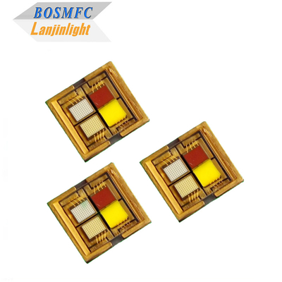 उच्च शक्ति पूर्ण रंग RGBW 6065 4-इन-1 रंगीन सिरेमिक SMD LED चिप मोती डायोड स्टेज लाइट के लिए