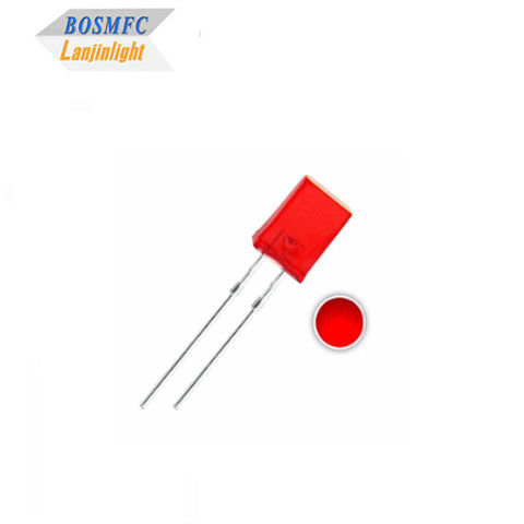 1.8V-2.4V एलईडी रेड थ्रू होल एलईडी 2x5x7 मिमी इंडोर लाइटिंग एलईडी डायोड