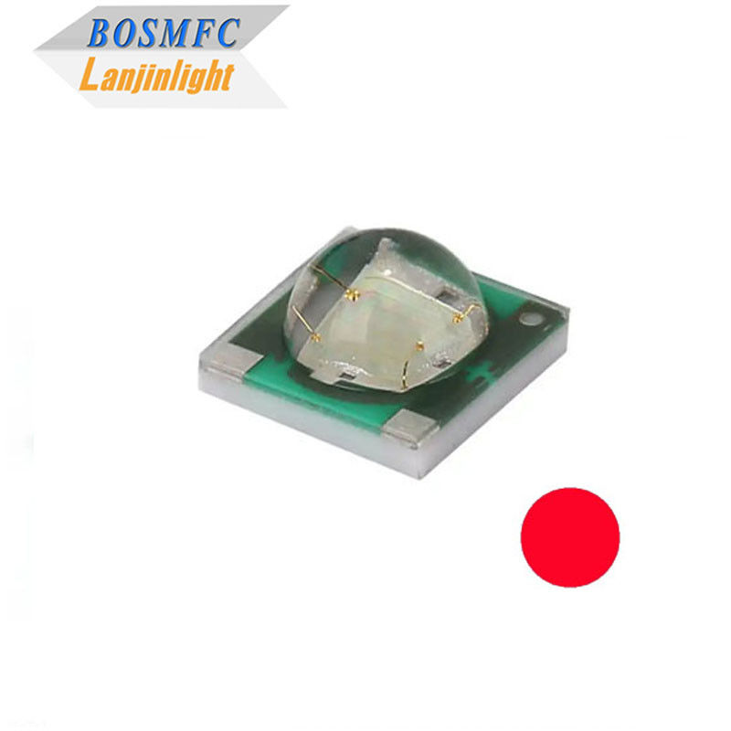 1W 3W रेड हाई पावर एलईडी चिप डायोड 350mA 700mA 1000mA 3535 SMD 625nm 630nm