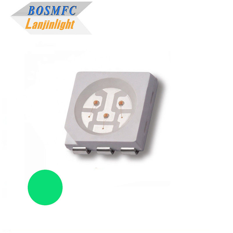 5050 SMD एलईडी 0.2w कार प्रकाश टीवी प्रकाश लचीला एलईडी पट्टी प्रकाश के लिए हरे रंग के प्रकाश उत्सर्जक डायोड