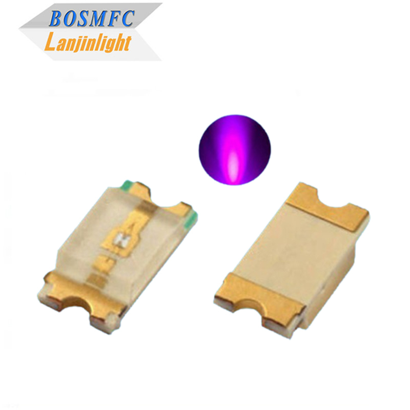 0805 SMD एलईडी 385nm 2012 आकार 405nm मच्छर विरोधी दीपक के लिए यूवी उत्सर्जक डायोड