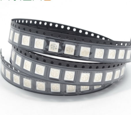 5050 SMD एलईडी पीला प्रकाश उत्सर्जक डायोड एम्बर एलईडी चिप लाइसेंस प्लेट एलईडी दीपक के लिए