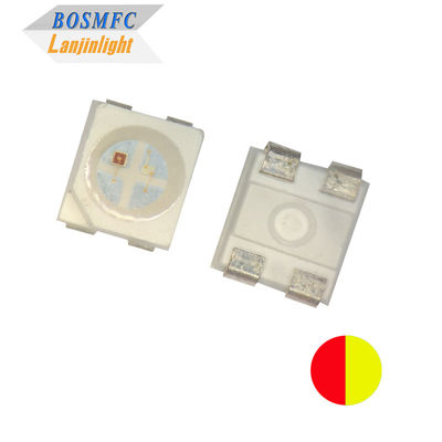 स्थिर PLCC4 SMD एलईडी 3528 लाल और पीला प्रकाश चिप 4 पिन
