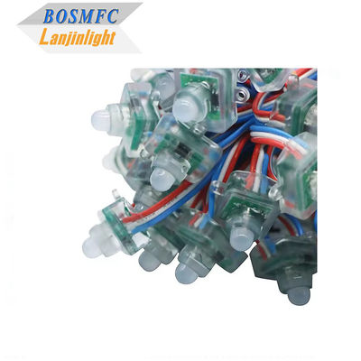 पूर्ण रंग पिक्सेल एलईडी लाइट्स डिजिटल स्क्वायर WS2811 आरजीबी पिक्सेल मॉड्यूल स्ट्रिंग लाइट 12 मिमी 5 वी 12 वी आरजीबी जलरोधक स्ट्रिंग्स