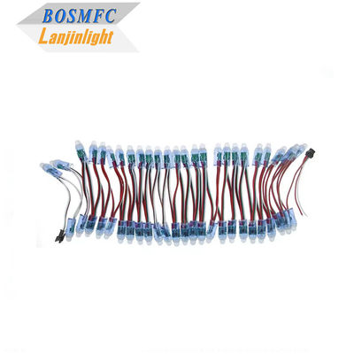 आरजीबी फुल कलर पिक्सेल वाटरप्रूफ WS2811 पिक्सेल डिजिटल एड्रेस करने योग्य एलईडी ग्लोब स्ट्रिंग लाइट्स 12 मिमी डीसी 5 वी