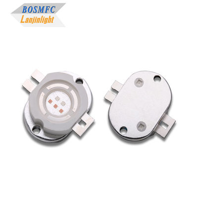 उच्च-शक्ति एलईडी लाल+नीला दोहरे रंग का 5W एकीकृत एलईडी प्रकाश स्रोत स्पेक्ट्रल थेरेपी के लिए।