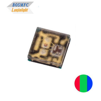 सुपर ब्राइट मल्टी कलर PLCC4 2020 आरजीबी एलईडी 12mA अंतर्निहित आईसी व्यक्तिगत बुद्धिमान नियंत्रण